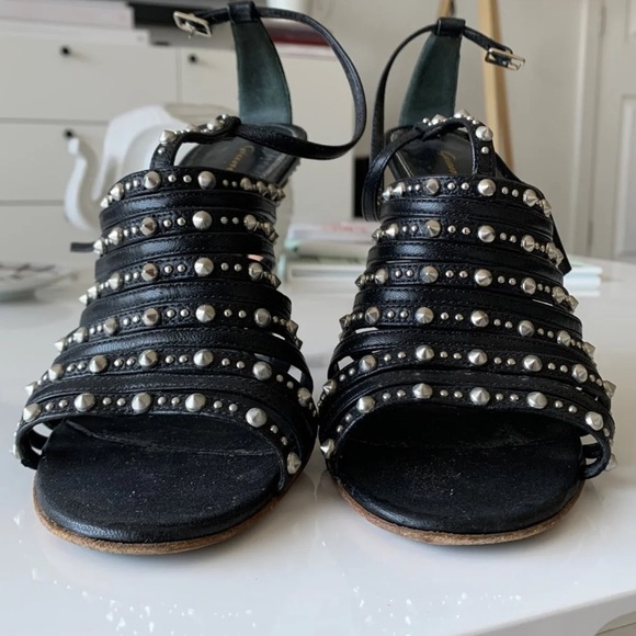 Authentic Gianvitto Rossi Studded Sandals - Picture 6 of 7